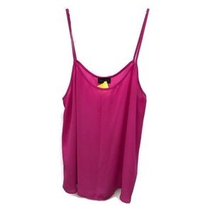 Top Shop pink spaghetti-strap tank top